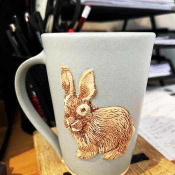 hazels rabbit mug